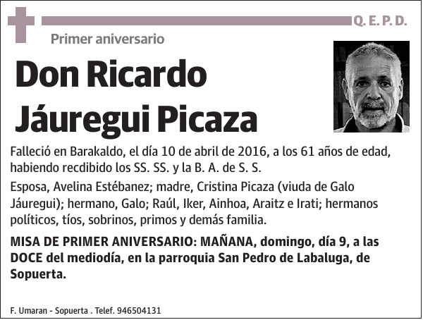 Ricardo Jáuregui Picaza