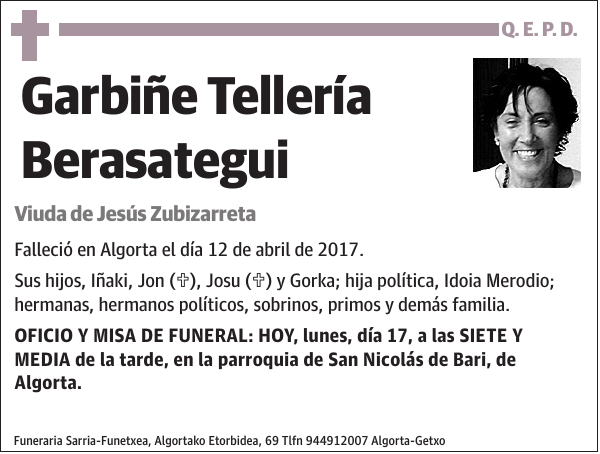 Garbiñe Tellería Berasategui