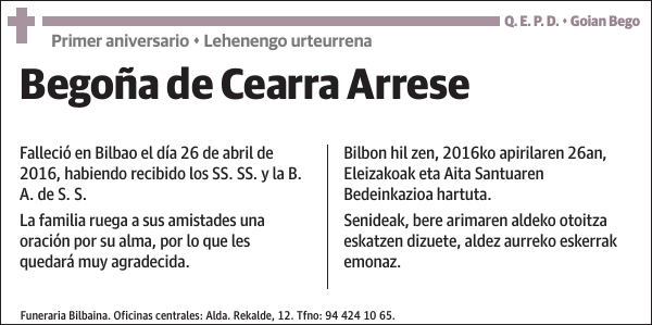 Begoña de Cearra Arrese