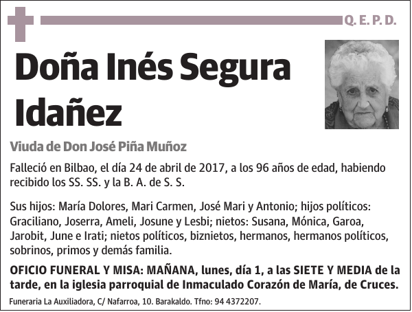 Inés Segura Idañez