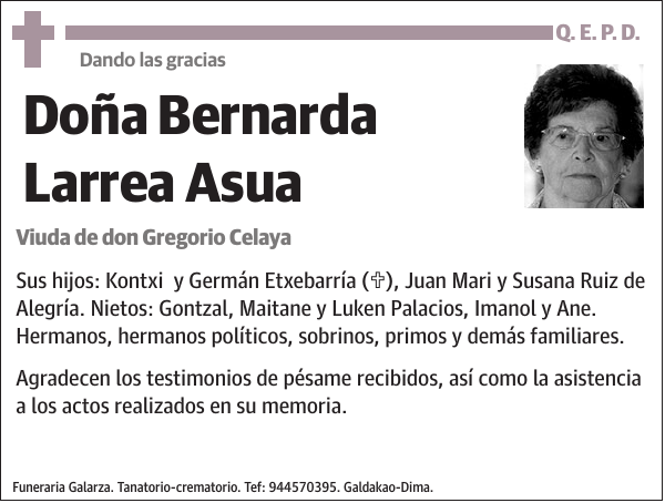 Bernarda Larrea Asua