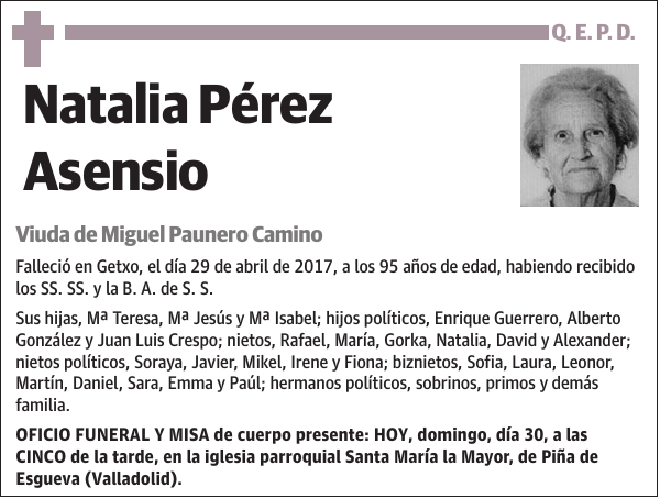 Natalia Pérez Asensio