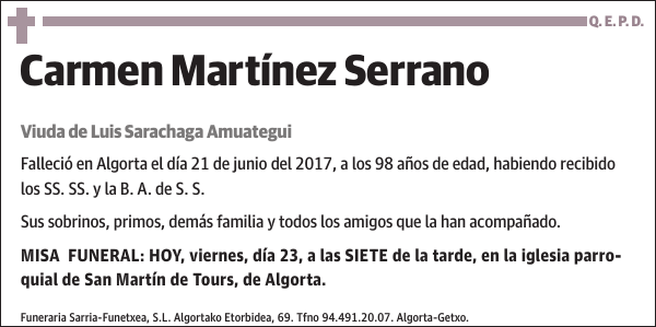 Carmen Martínez Serrano