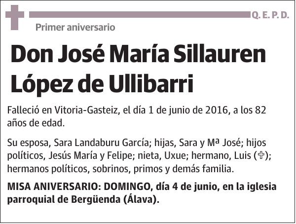 José María Sillauren López de Ullibarri