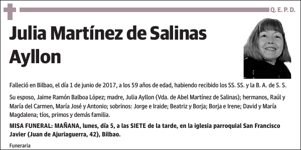 Julia Martínez de Salinas Ayllon