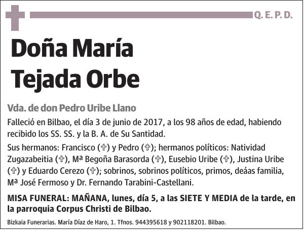 María Tejada Orbe