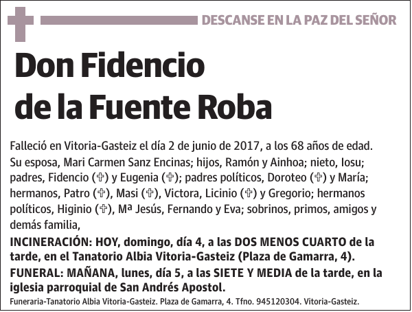 Fidencio de la Fuente Roba