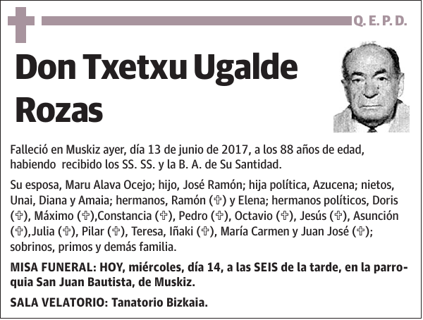 Txetxu Ugalde Rozas