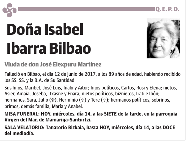 Isabel Ibarra Bilbao