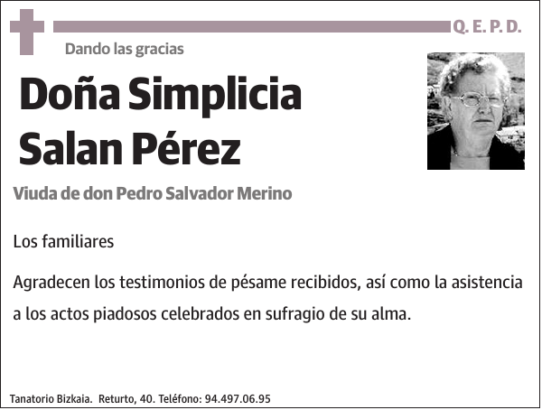 Simplicia Salan Pérez