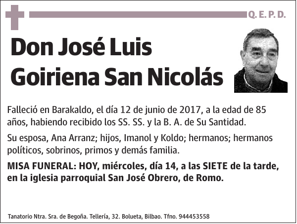 José Luis Goiriena San Nicolás