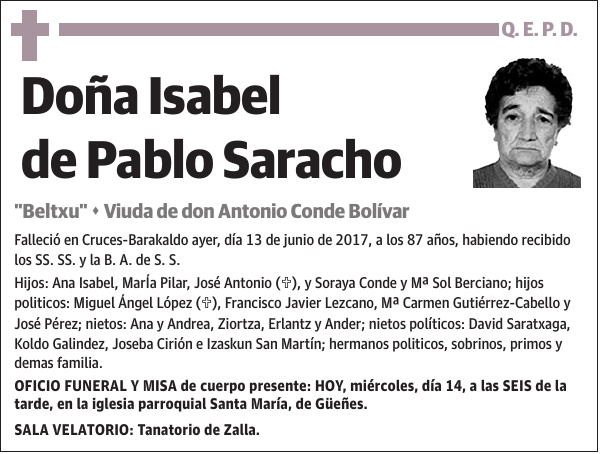 Isabel de Pablo Saracho