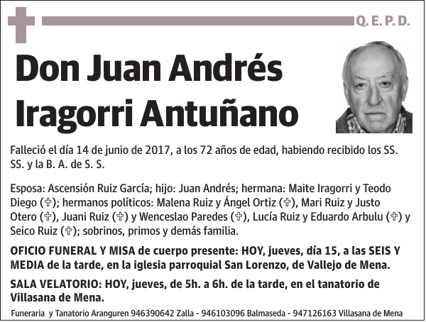 Juan Andrés Iragorri Antuñano
