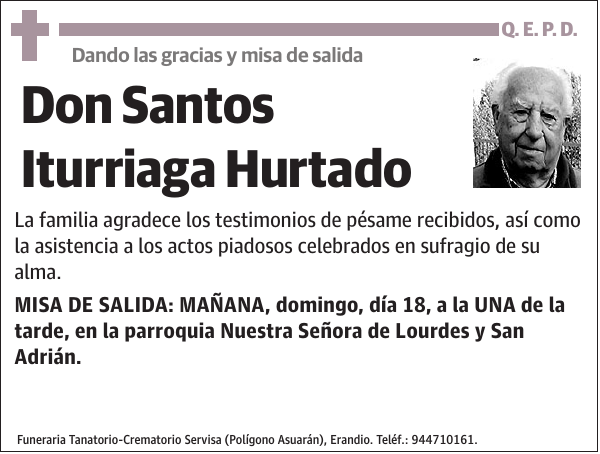 Santos Iturriaga Hurtado