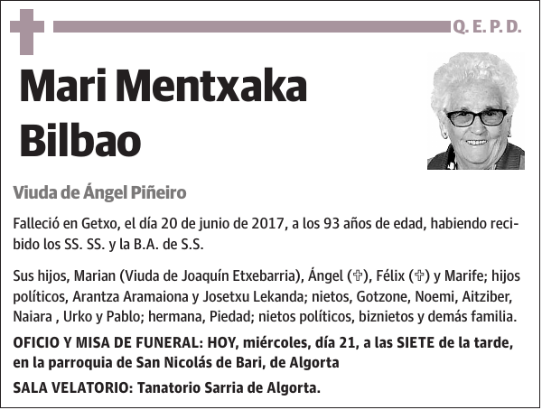Mari Mentxaka Bilbao