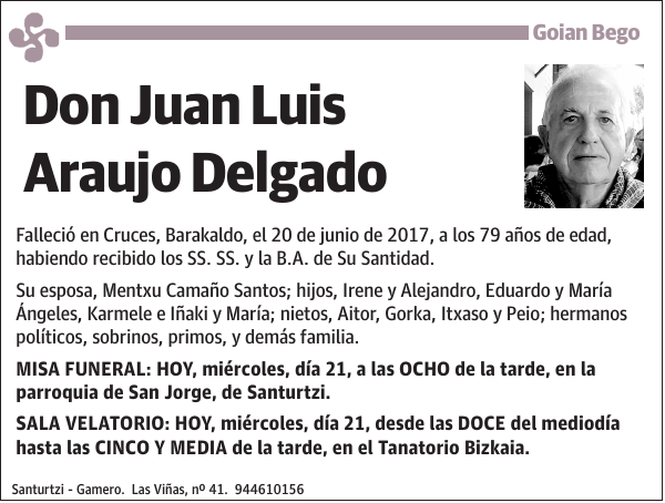 Juan Luis Araujo Delgado