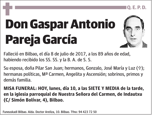 Gaspar Antonio Pareja García