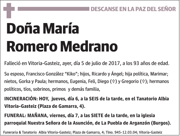 María Romero Medrano