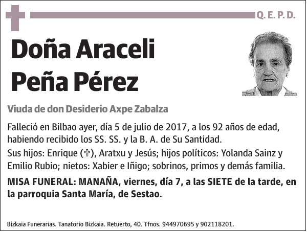 Araceli Peña Pérez