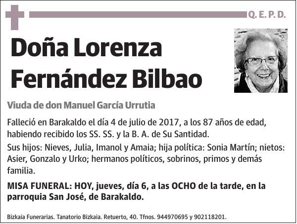 Lorenza Fernández Bilbao