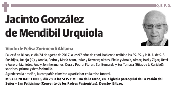 Jacinto González de Mendibil Urquiola
