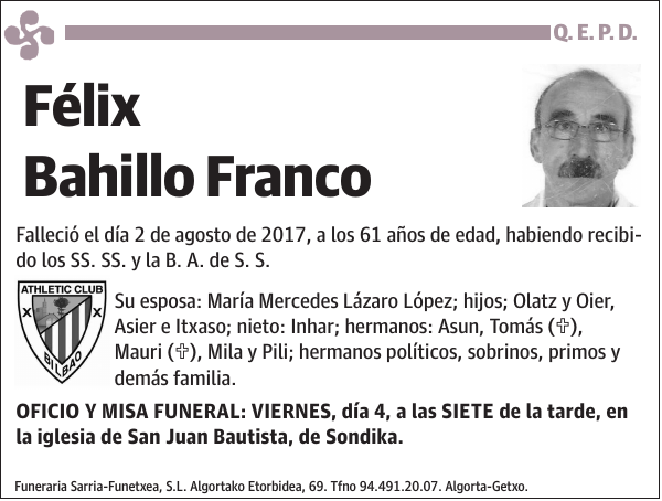 Félix Bahillo Franco