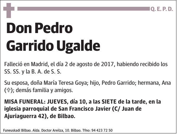 Pedro Garrido Ugalde