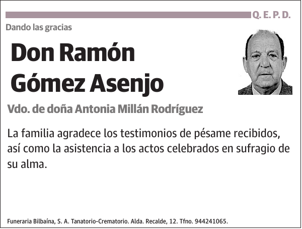 Ramón Gómez Asenjo