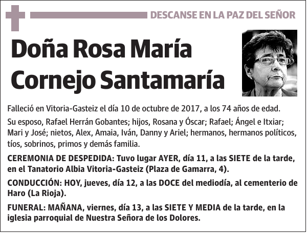 Rosa María Cornejo Santamaría