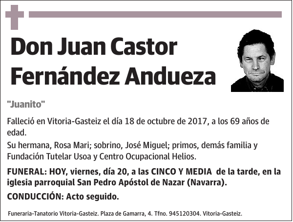 Juan Castor Fernández Andueza