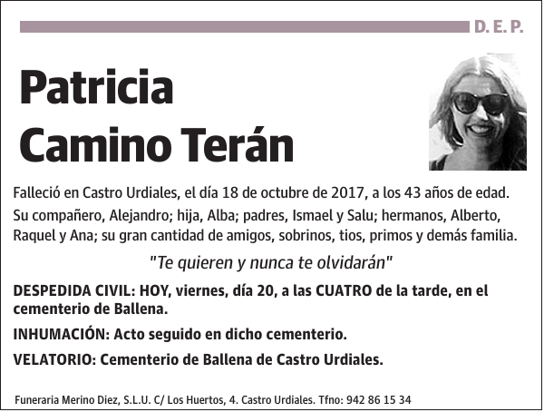 PATRICIA CAMINO TERÁN