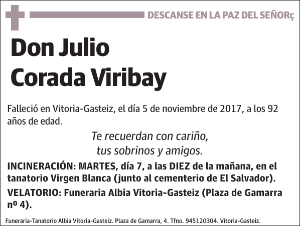 Julio Corada Viribay