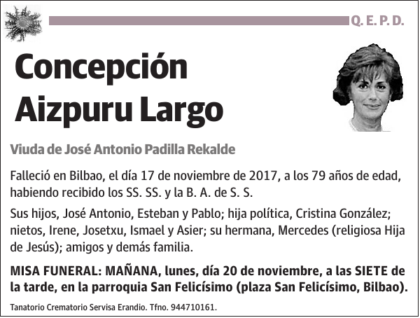 Concepción Aizpuru Largo