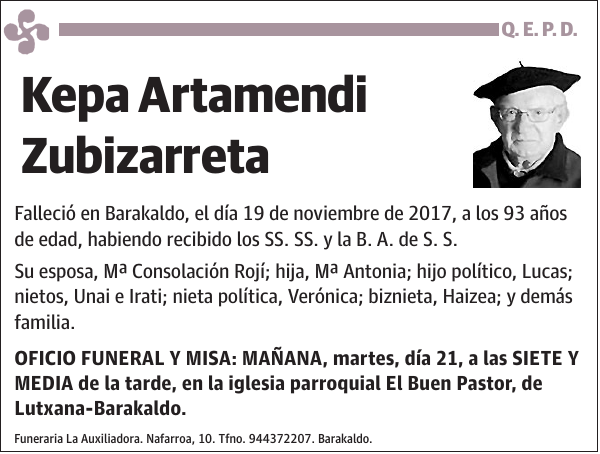 Kepa Artamendi Zubizarreta