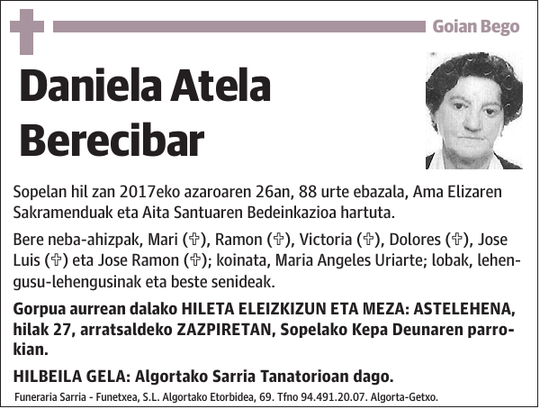 Daniela Atela Berecibar
