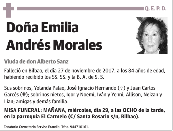 Emilia Andrés Morales