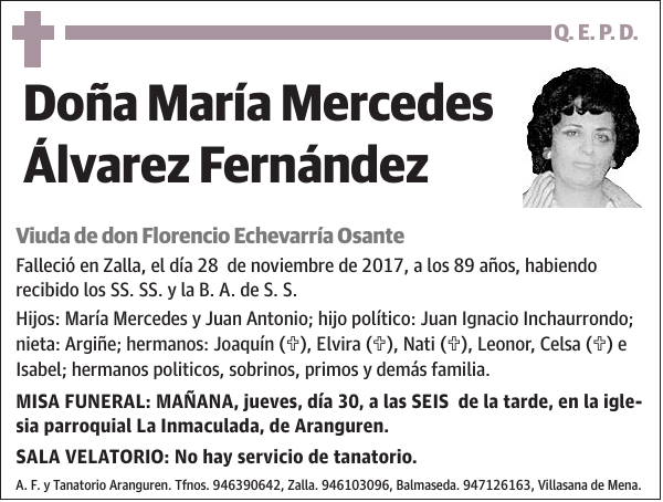 María Mercedes Álvarez Fernández