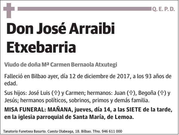 José Arraibi Etxebarria