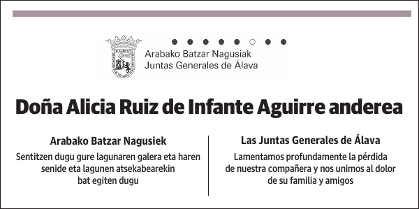 Alicia Ruiz de Infante Aguirre
