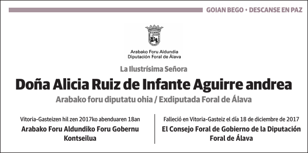 Alicia Ruiz de Infante Aguirre
