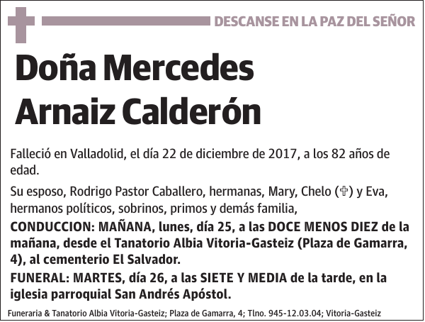 Mercedes Arnaiz Calderón