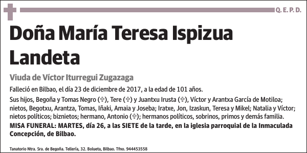 María Teresa Ispizua Landeta