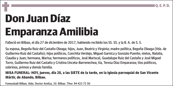 Juan Díaz Emparanza Amilibia