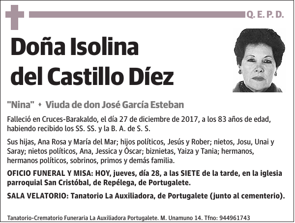 Isolina del Castillo Díez