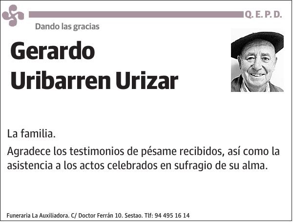 Gerardo Uribarren Urizar