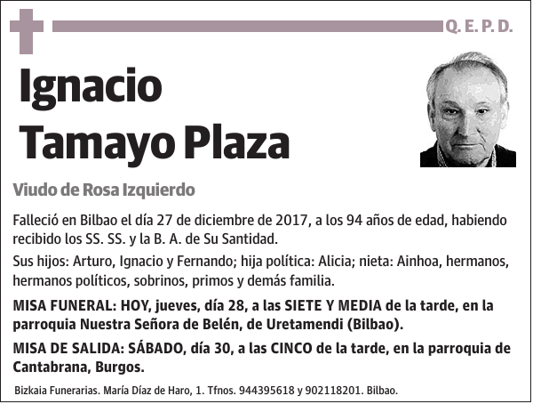 Ignacio Tamayo Plaza