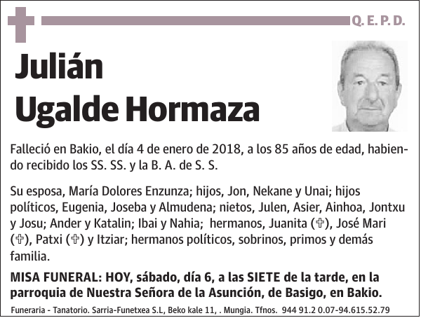 Julián Ugalde Hormaza