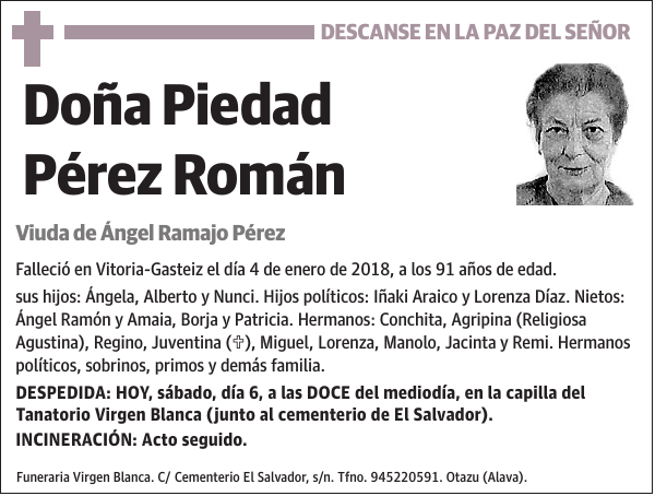 Piedad Pérez Román
