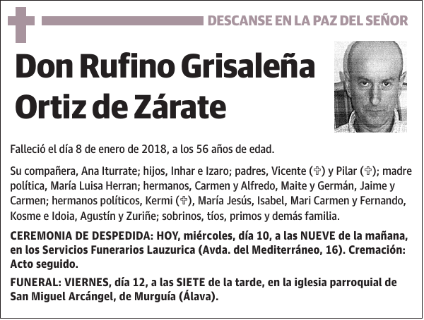 Rufino Grisaleña Ortiz de Zárate