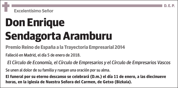 Enrique Sendagorta Aramburu